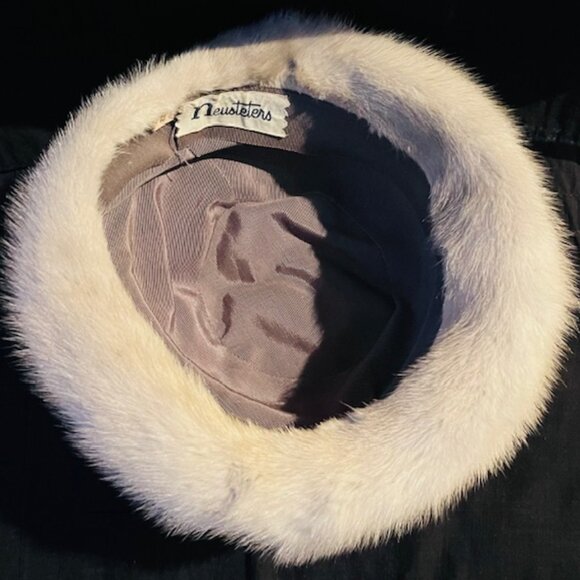 Vintage 1960’s Neusteters Mink Fur Hat Vintage - Picture 7 of 8